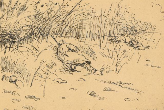 Ведерников Е.А. На берегу Днепра. 1943 Ведерников Е.А. На берегу Днепра. 1943